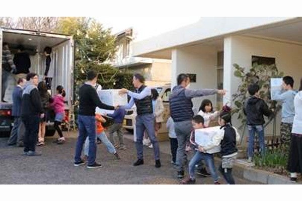 当日の作業風景