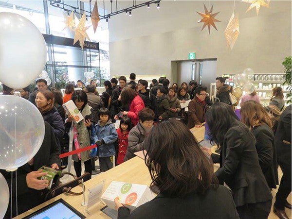 オープン時の店内の様子